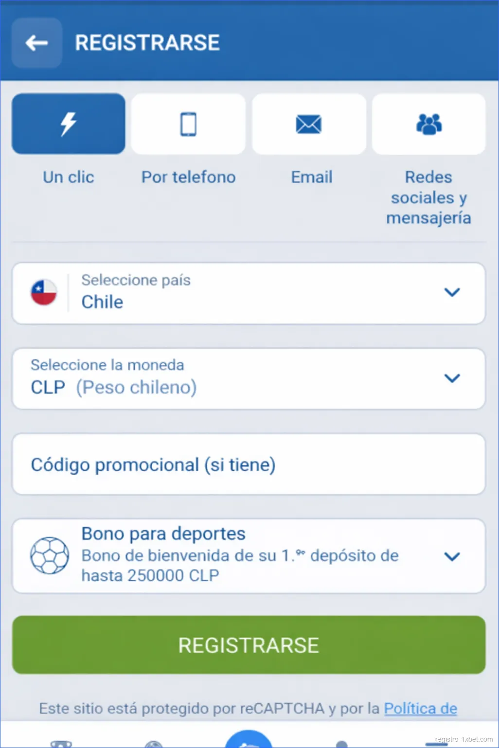 Descargar 1xBet APK para Android